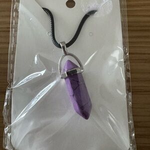Howie Creations Purple Pendant Necklace - NWOT